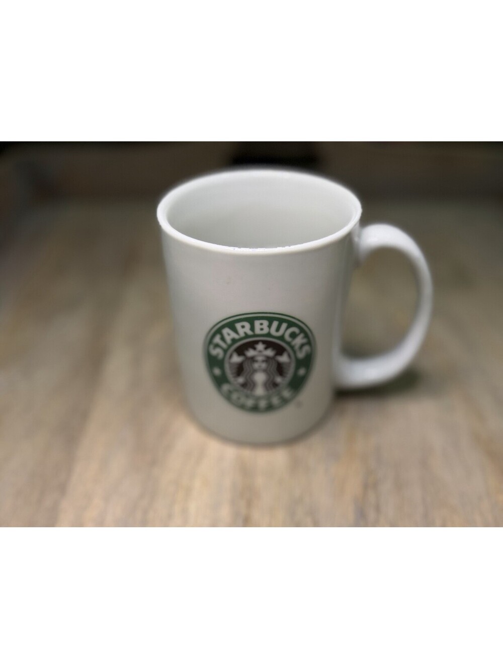 Vintage Starbucks Coffee Mug White Logo Ceramic Classic 12oz Cup